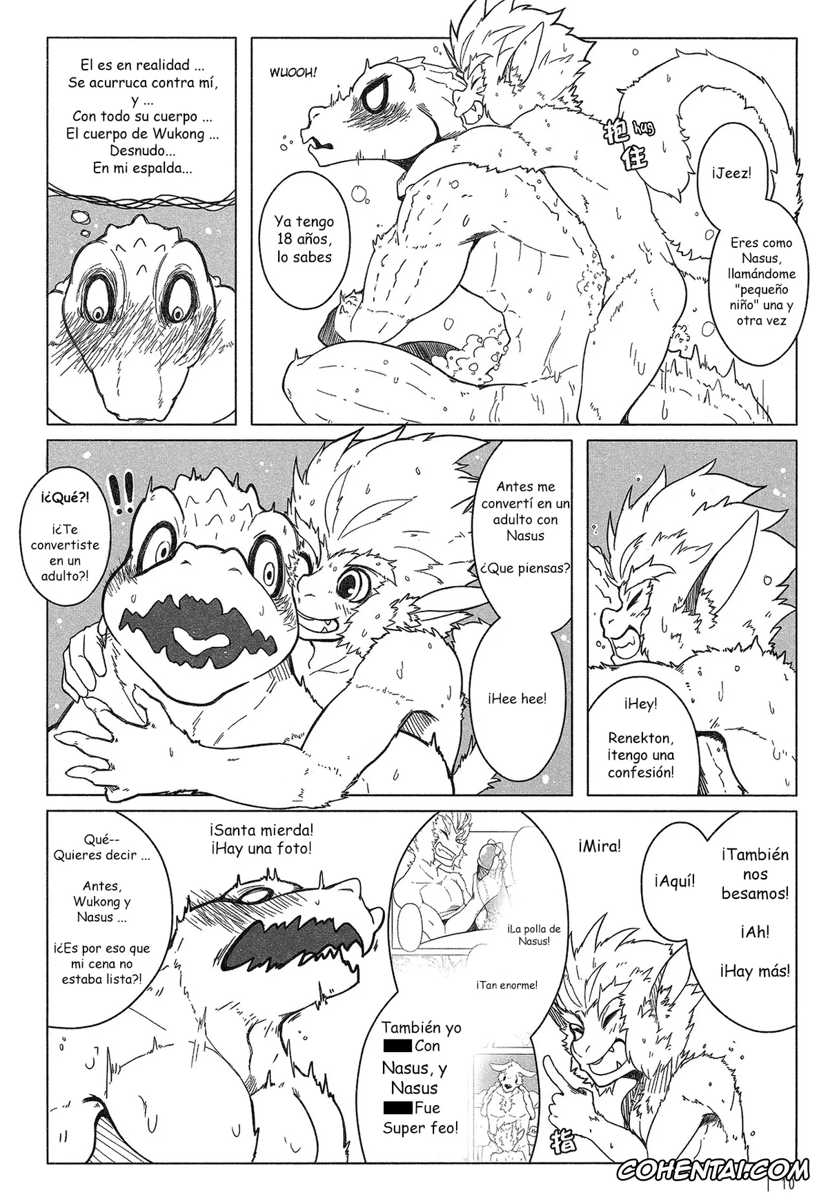 League of Legends porno, Renekton porno, Wukong porno, Rebel Hero 2 (League Of Legends), pagina 11