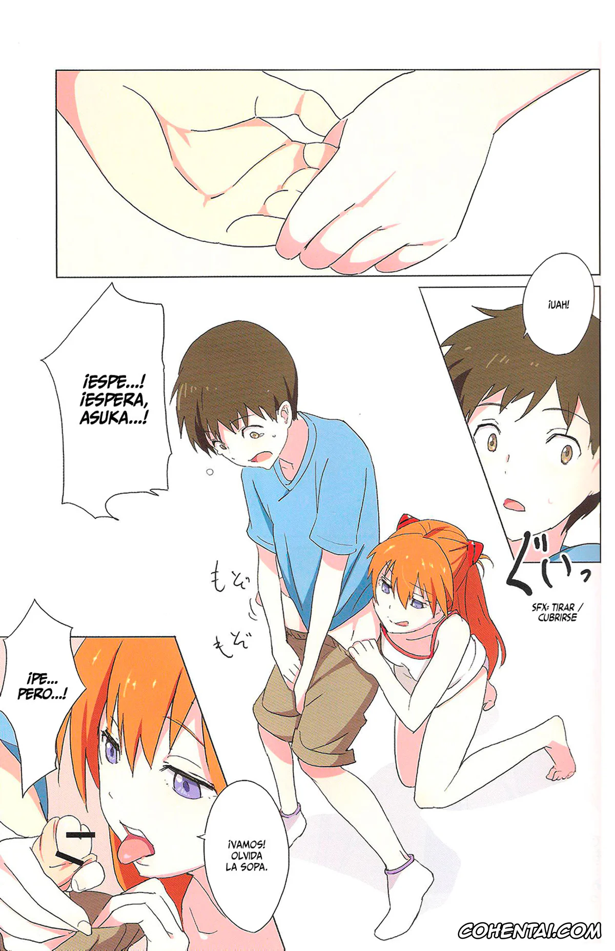 Neon Genesis Evangelion porno, Asuka Langley Soryu porno, Shinji Ikari porno, Gensou no Shi to Shito 2 (Neon Genesis Evangelion), pagina 14