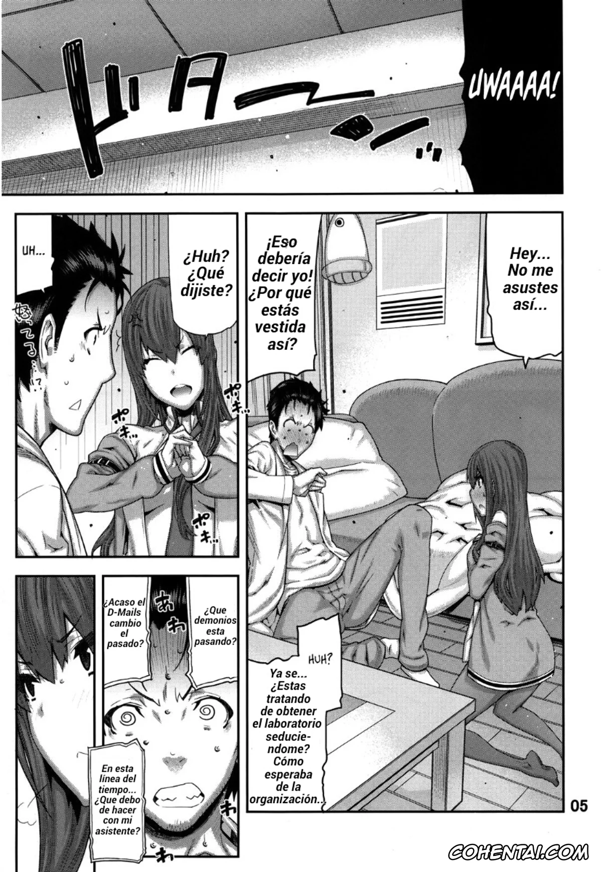Steins;Gate xxx, Kurisu Makise xxx, Rintarou Okabe | Okarin xxx, FORGET ME NOT (Steins;Gate), pagina 4