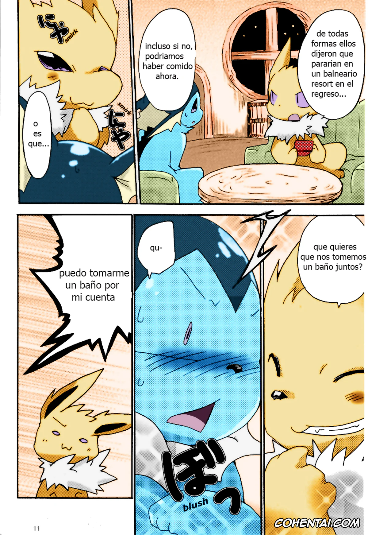 Pokemon | Pocket Monsters hentai, Jolteon hentai, Vaporeon hentai, Epic plan for an exciting bath! (Pokémon), pagina 6