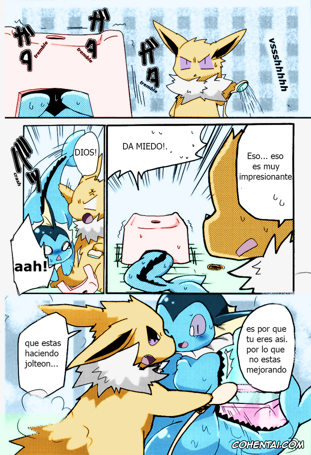Pokemon | Pocket Monsters porno, Jolteon porno, Vaporeon porno, Epic plan for an exciting bath! (Pokémon), pagina 11