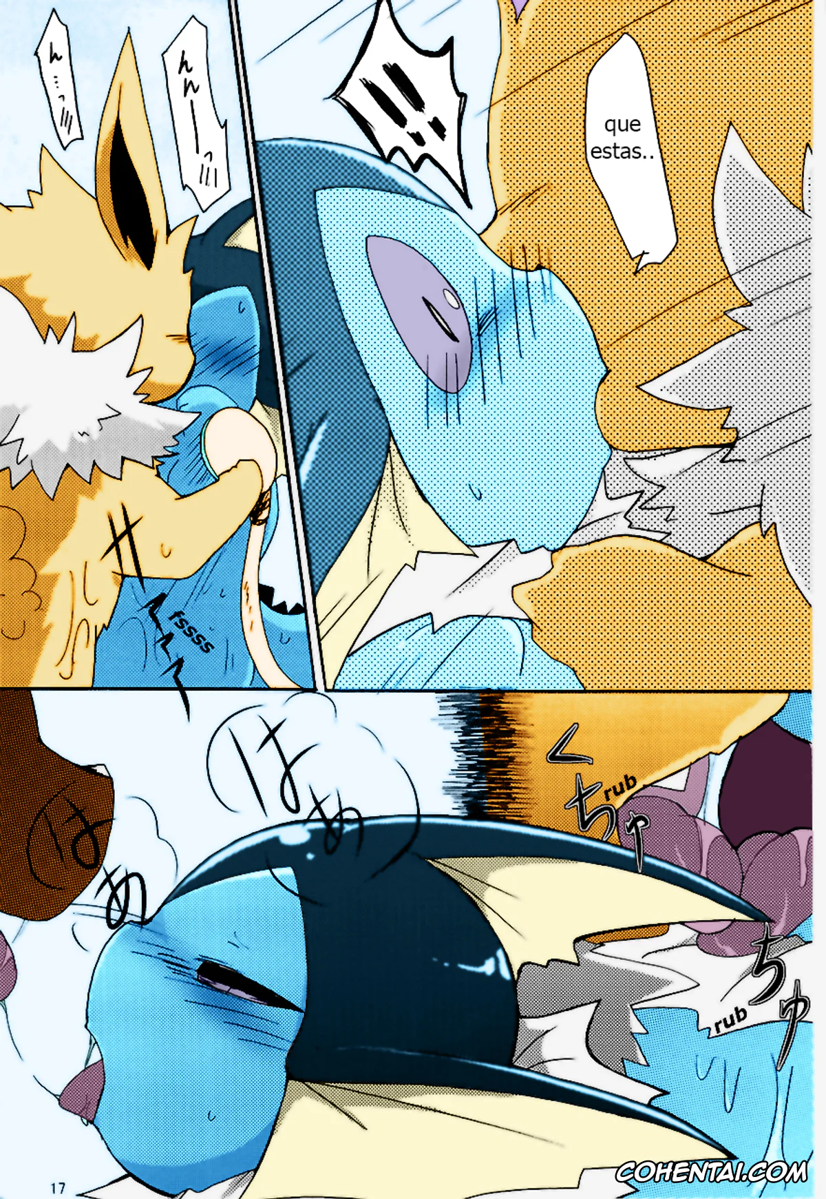 Pokemon | Pocket Monsters hentai, Jolteon hentai, Vaporeon hentai, Epic plan for an exciting bath! (Pokémon), pagina 12