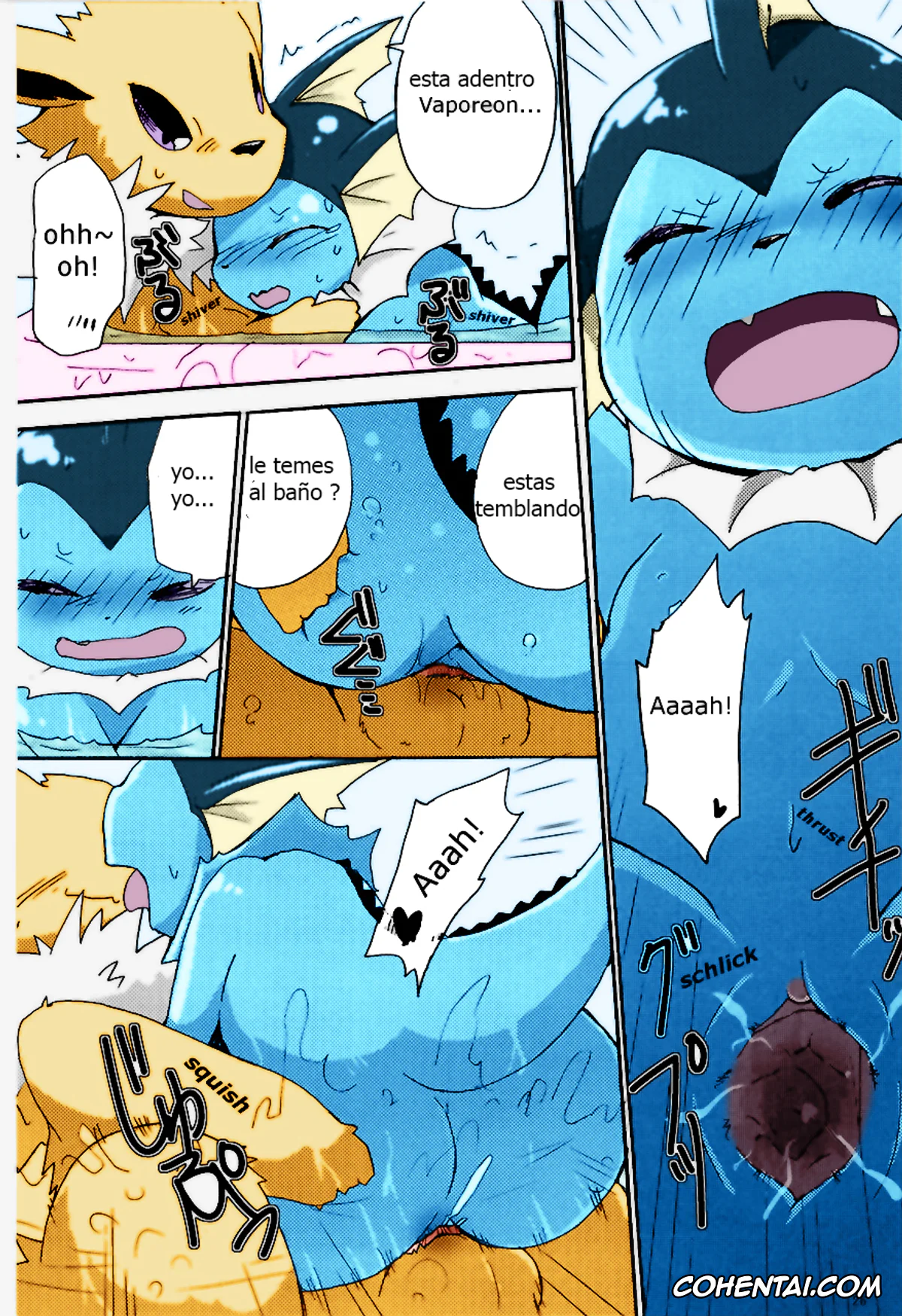 Pokemon | Pocket Monsters hentai, Jolteon hentai, Vaporeon hentai, Epic plan for an exciting bath! (Pokémon), pagina 21