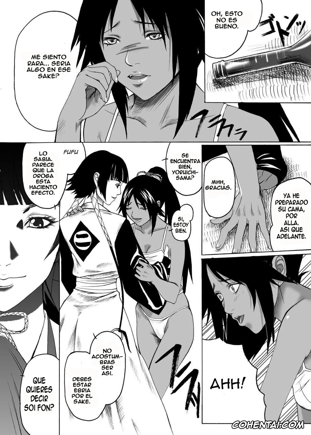 Bleach xxx, Rukia Kuchiki xxx, Soi Fon xxx, Yoruichi Shihoin xxx, Anjoku Houkan (Bleach), pagina 10