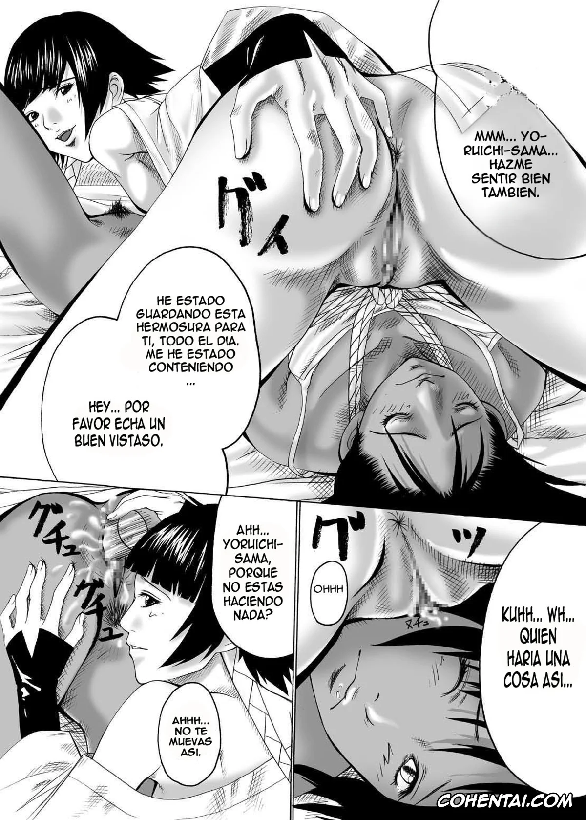 Bleach xxx, Rukia Kuchiki xxx, Soi Fon xxx, Yoruichi Shihoin xxx, Anjoku Houkan (Bleach), pagina 19