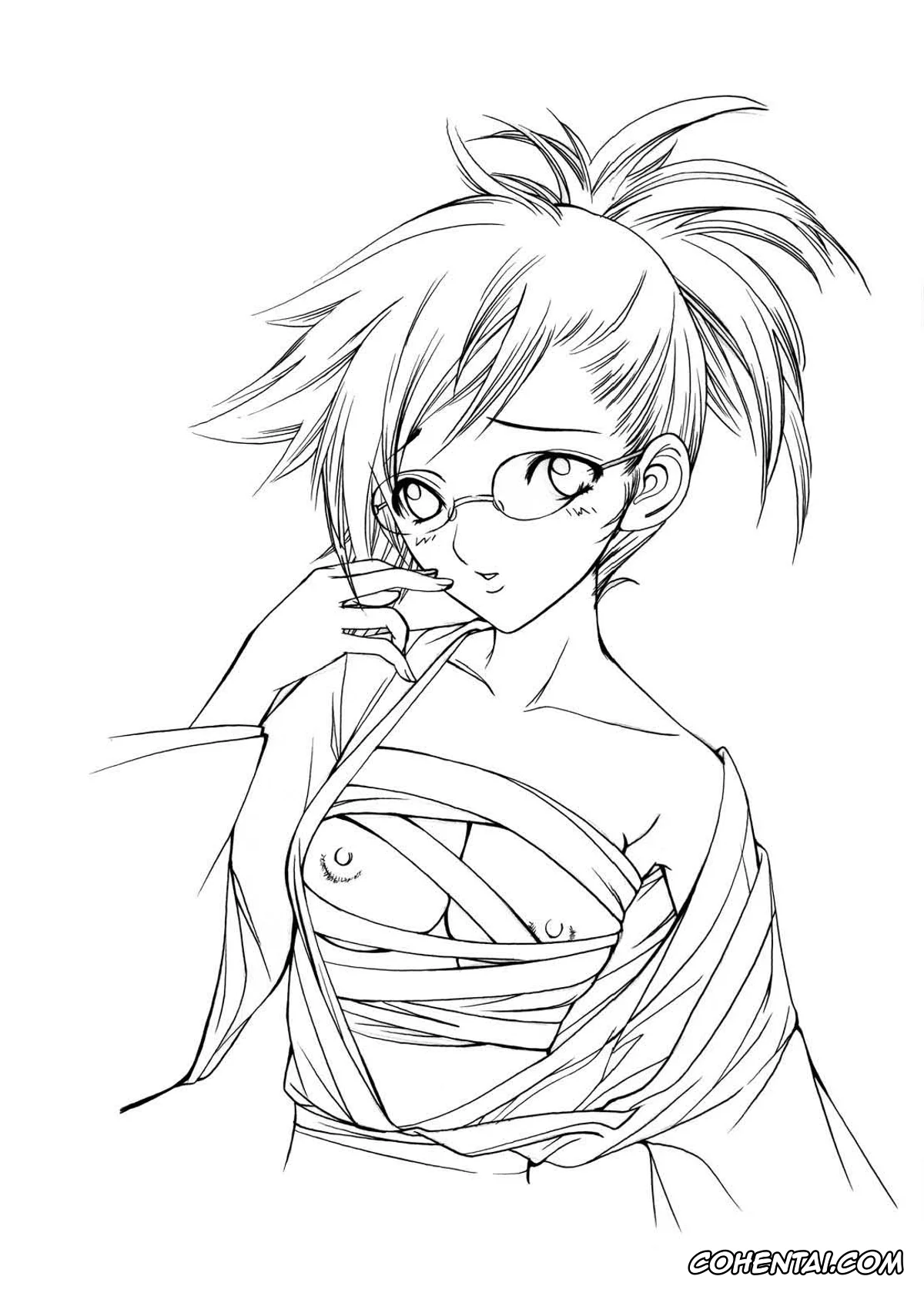 Bleach xxx, Rukia Kuchiki xxx, Soi Fon xxx, Yoruichi Shihoin xxx, Anjoku Houkan (Bleach), pagina 34
