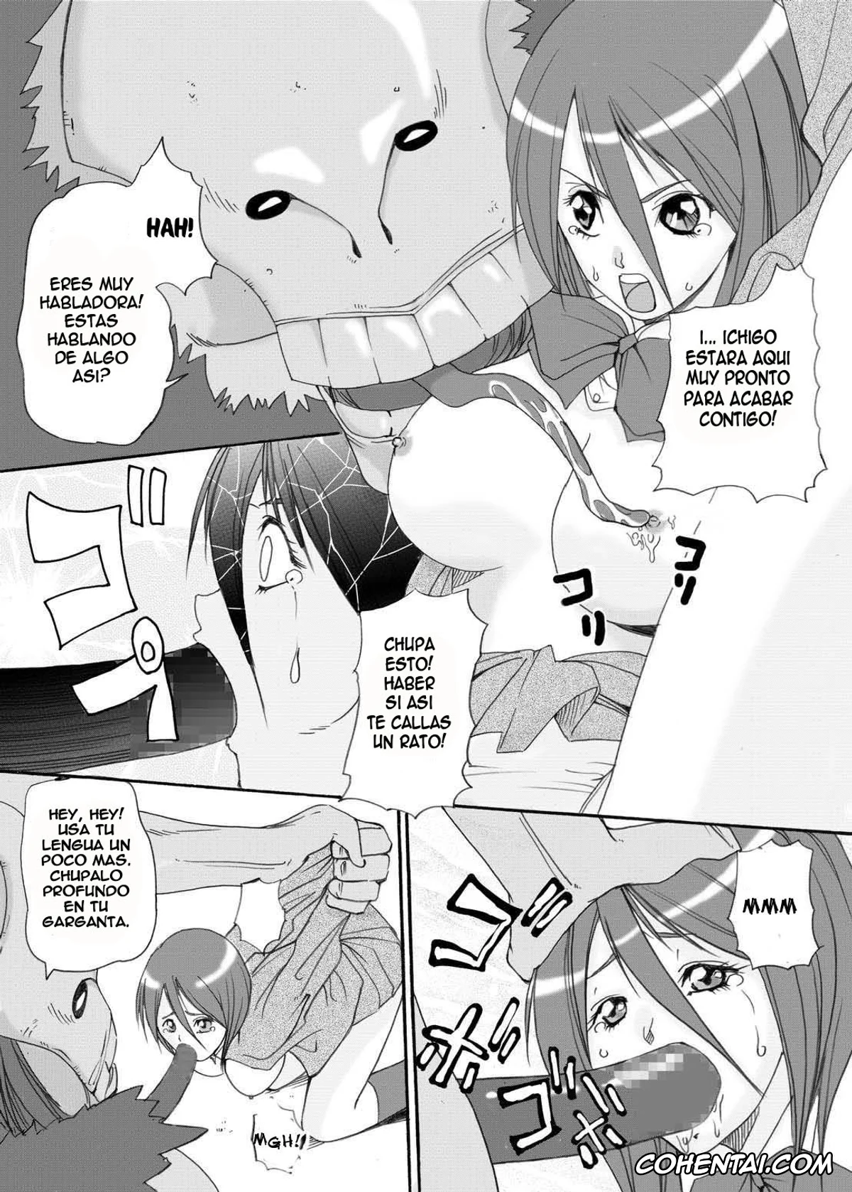 Bleach porno, Rukia Kuchiki porno, Soi Fon porno, Yoruichi Shihoin porno, Anjoku Houkan (Bleach), pagina 38