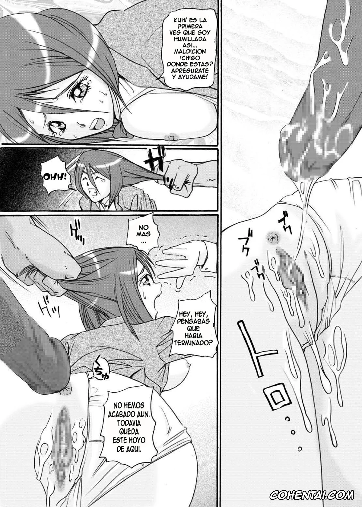 Bleach porno, Rukia Kuchiki porno, Soi Fon porno, Yoruichi Shihoin porno, Anjoku Houkan (Bleach), pagina 44