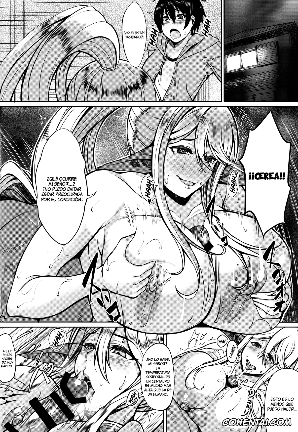 Monster Musume no Iru Nichijou porno, Centorea Shianus porno, Kimihito Kurusu porno, Cerea no H na Nichijou (Monster Musume no Iru Nichijou), pagina 5