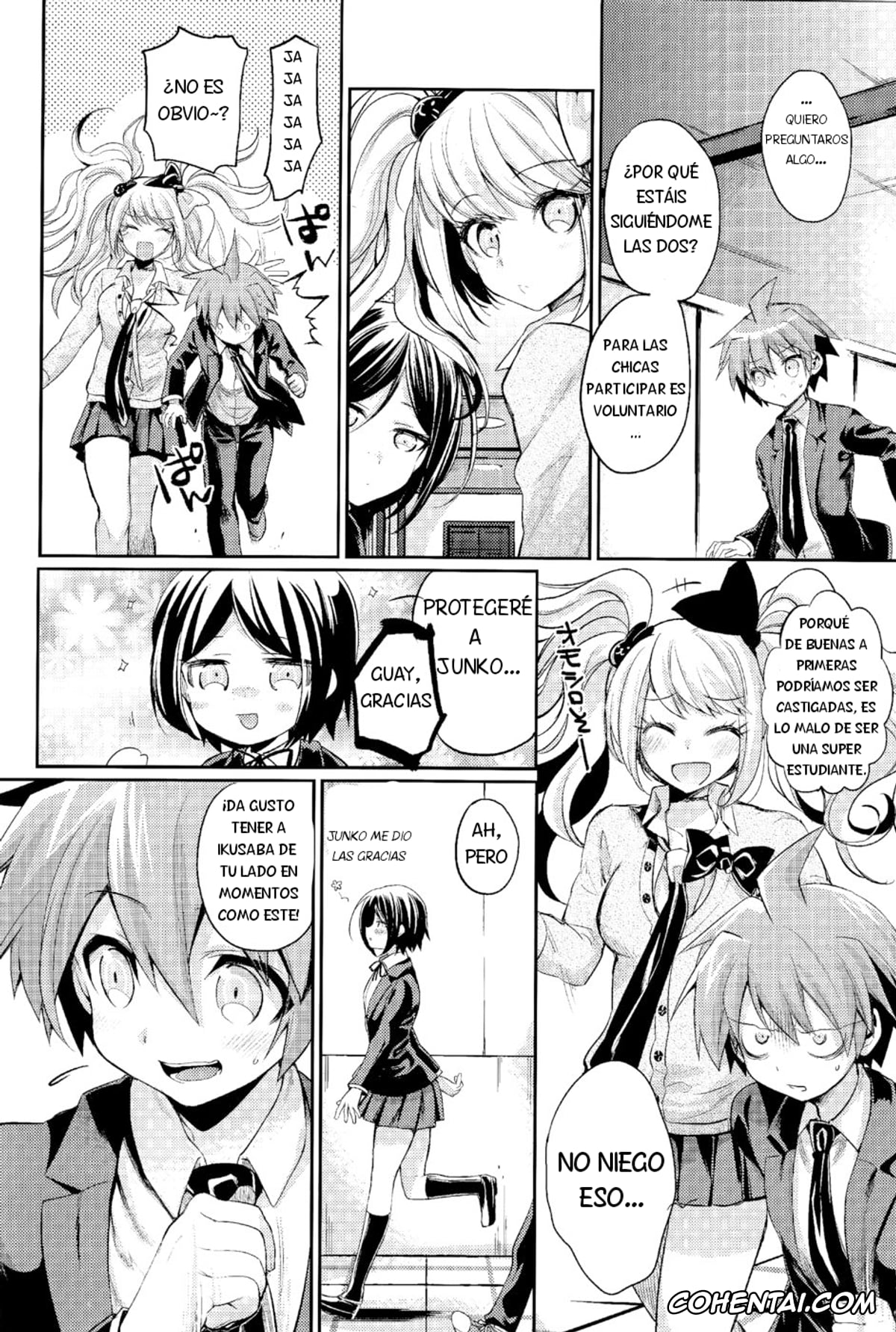 Danganronpa xxx, Junko Enoshima xxx, Makoto Naegi xxx, Mukuro Ikusaba xxx, Zetsubou☆Locker Room ~Zetsubou☆Rocker Room~ (Danganronpa), pagina 7