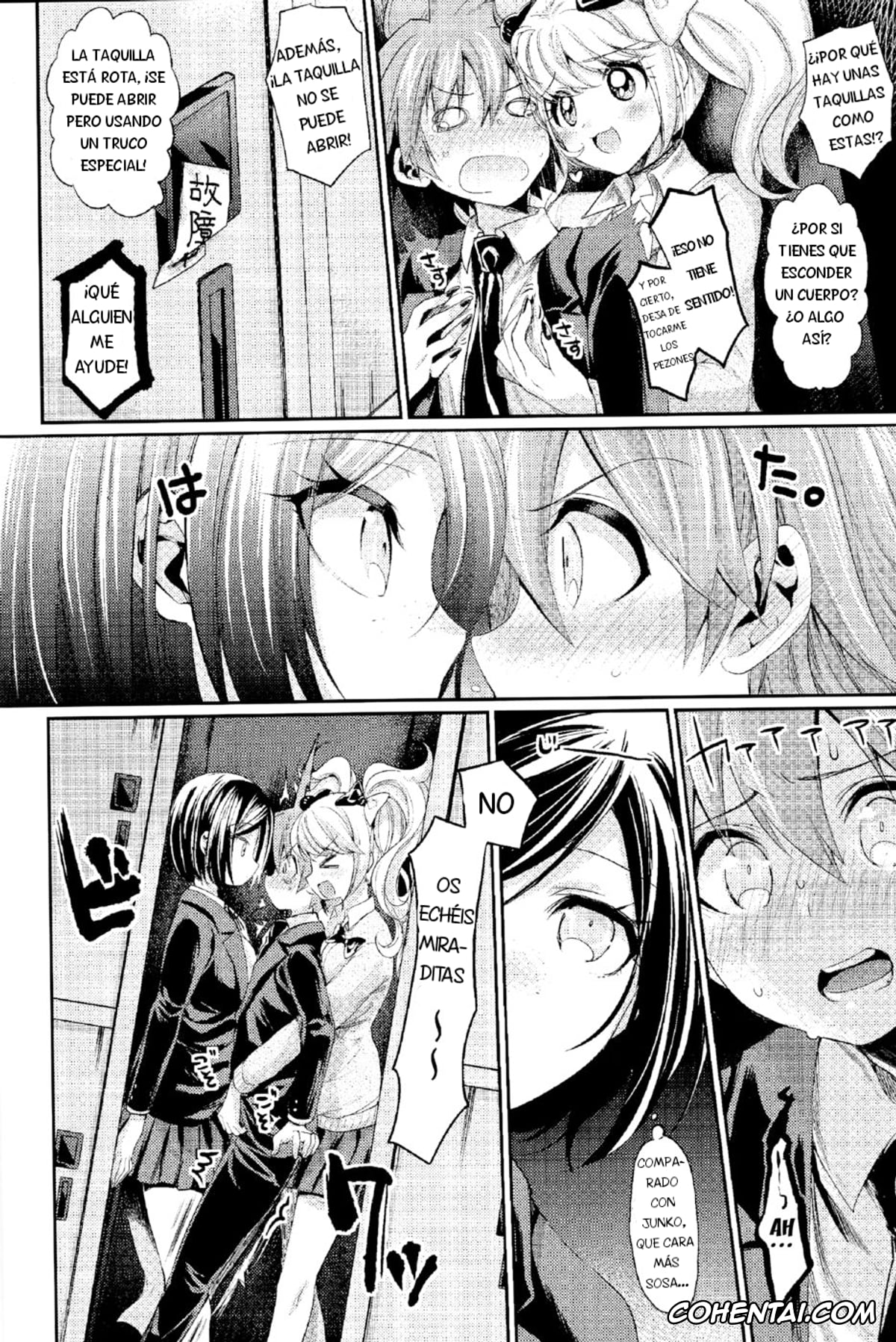 Danganronpa porno, Junko Enoshima porno, Makoto Naegi porno, Mukuro Ikusaba porno, Zetsubou☆Locker Room ~Zetsubou☆Rocker Room~ (Danganronpa), pagina 11