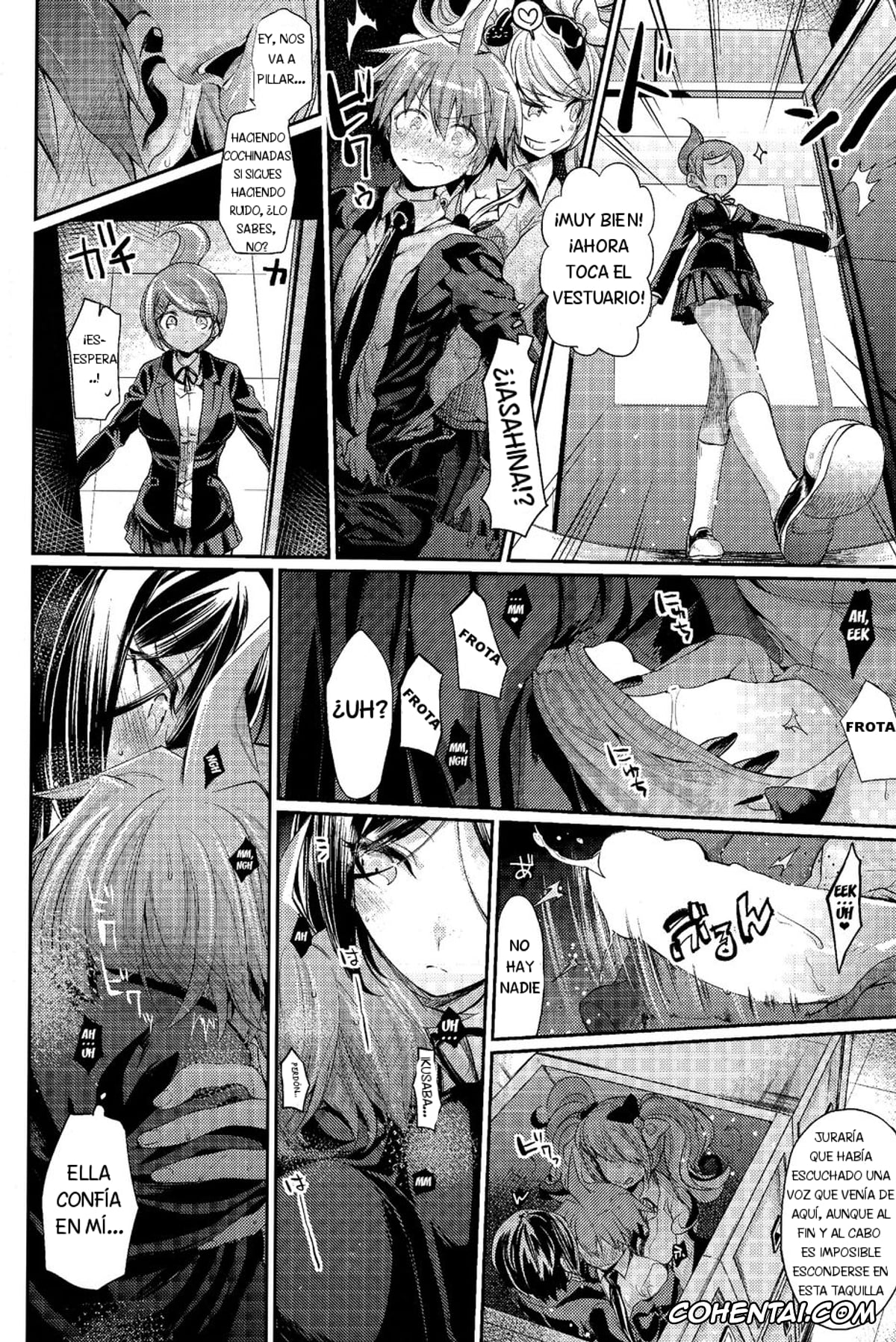 Danganronpa xxx, Junko Enoshima xxx, Makoto Naegi xxx, Mukuro Ikusaba xxx, Zetsubou☆Locker Room ~Zetsubou☆Rocker Room~ (Danganronpa), pagina 13
