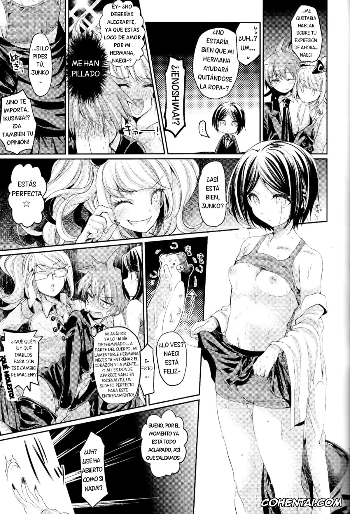 Danganronpa xxx, Junko Enoshima xxx, Makoto Naegi xxx, Mukuro Ikusaba xxx, Zetsubou☆Locker Room ~Zetsubou☆Rocker Room~ (Danganronpa), pagina 16