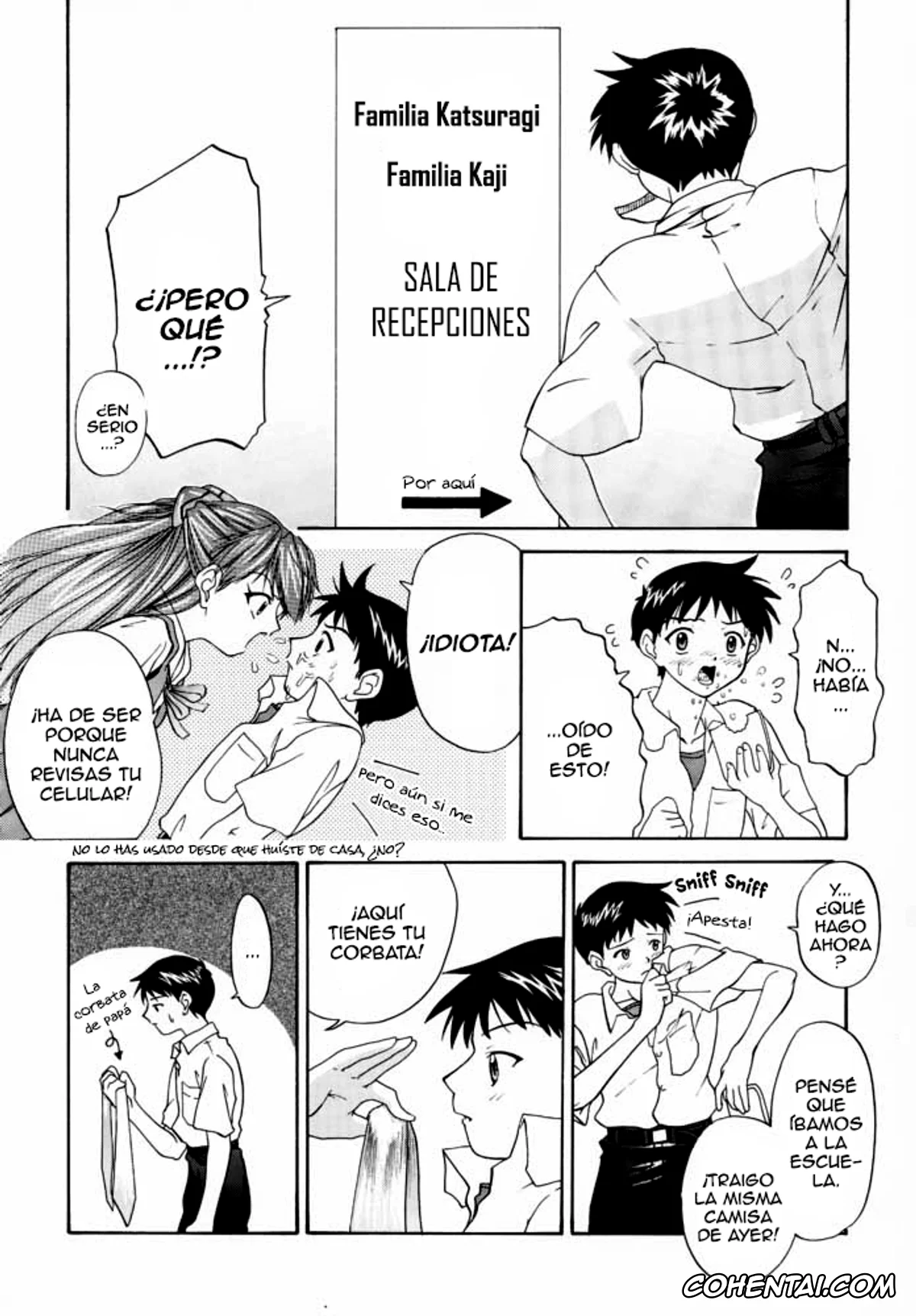 Neon Genesis Evangelion hentai, Asuka Langley Soryu hentai, Shinji Ikari hentai, 1999 Only Aska (Neon Genesis Evangelion), pagina 6