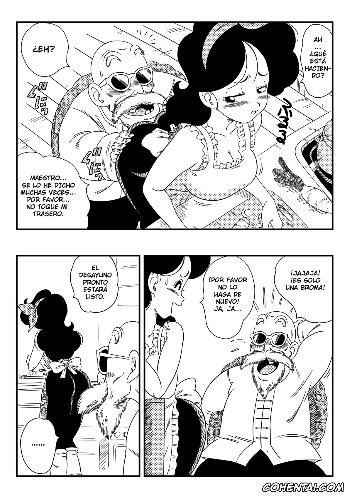 Dragon Ball xxx, Lunch xxx, Master Roshi xxx, Hard na Oshigoto! (Dragon Ball), pagina 4