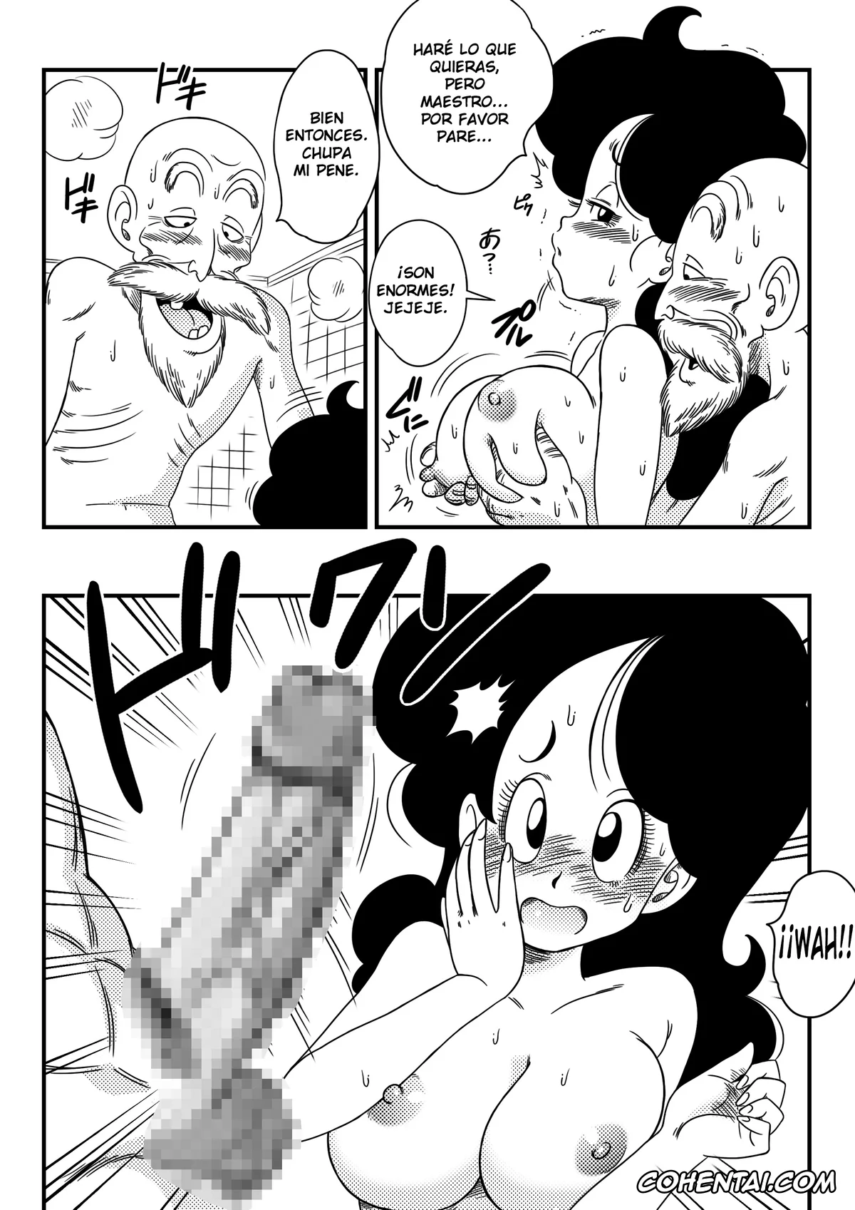 Dragon Ball porno, Lunch porno, Master Roshi porno, Hard na Oshigoto! (Dragon Ball), pagina 8