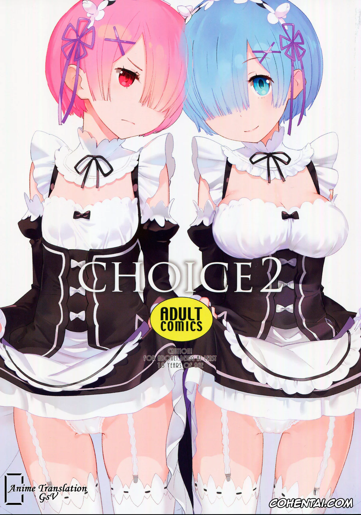 Re:Zero kara Hajimeru Isekai Seikatsu xxx, Ram xxx, Rem xxx, Subaru Natsuki xxx, CHOICE 2 (Re:Zero kara Hajimeru Isekai Seikatsu), pagina 1