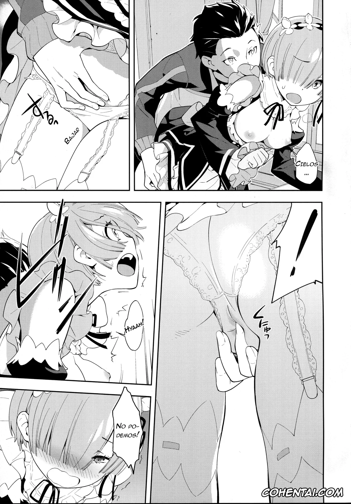 Re:Zero kara Hajimeru Isekai Seikatsu hentai, Ram hentai, Rem hentai, Subaru Natsuki hentai, CHOICE 2 (Re:Zero kara Hajimeru Isekai Seikatsu), pagina 6