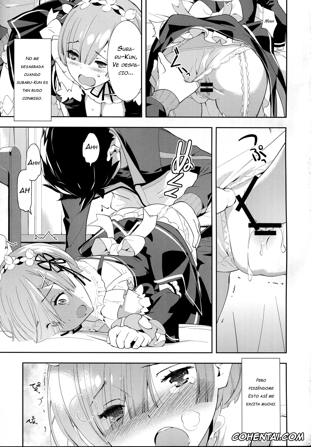 Re:Zero kara Hajimeru Isekai Seikatsu porno, Ram porno, Rem porno, Subaru Natsuki porno, CHOICE 2 (Re:Zero kara Hajimeru Isekai Seikatsu), pagina 8
