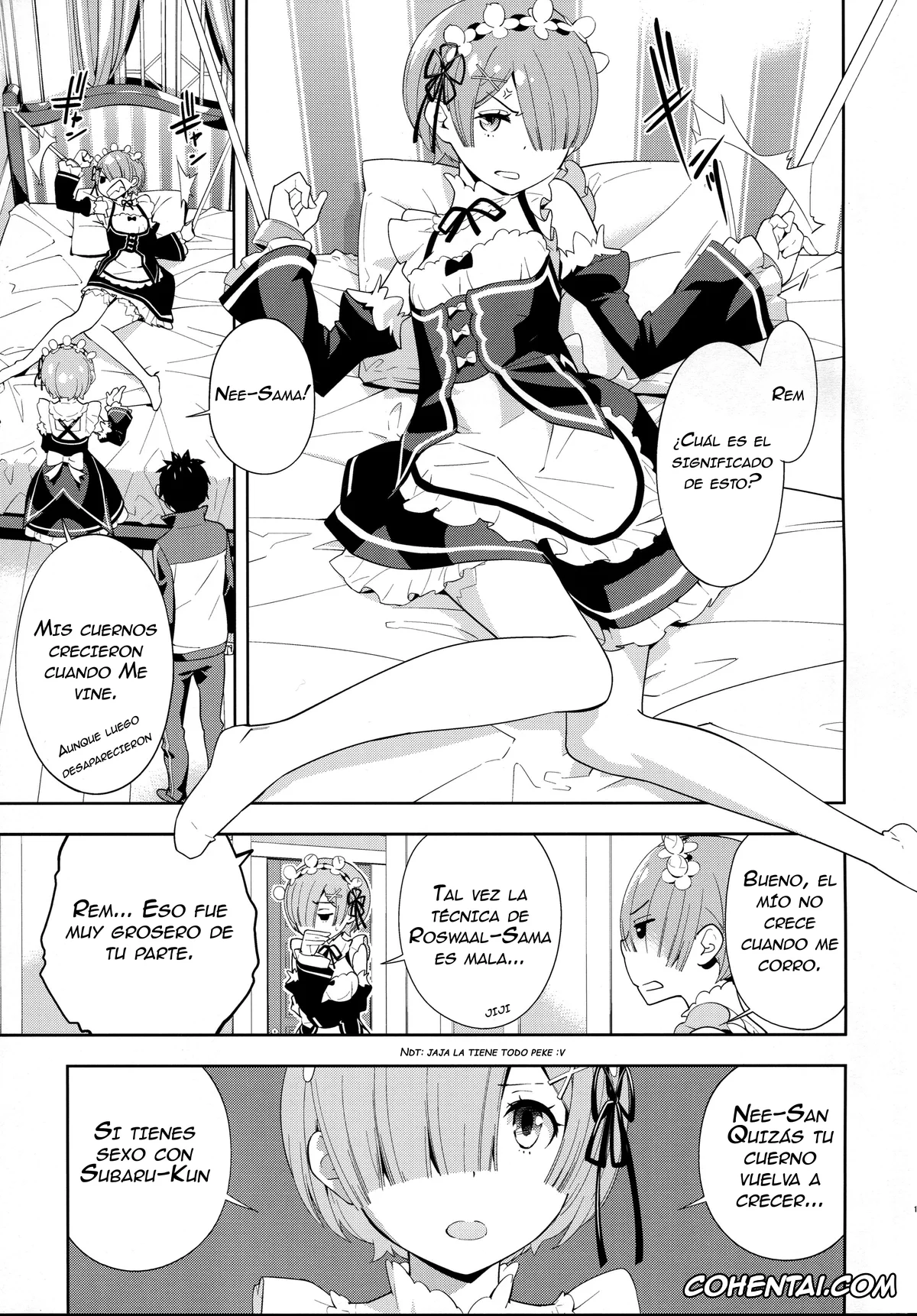 Re:Zero kara Hajimeru Isekai Seikatsu hentai, Ram hentai, Rem hentai, Subaru Natsuki hentai, CHOICE 2 (Re:Zero kara Hajimeru Isekai Seikatsu), pagina 12