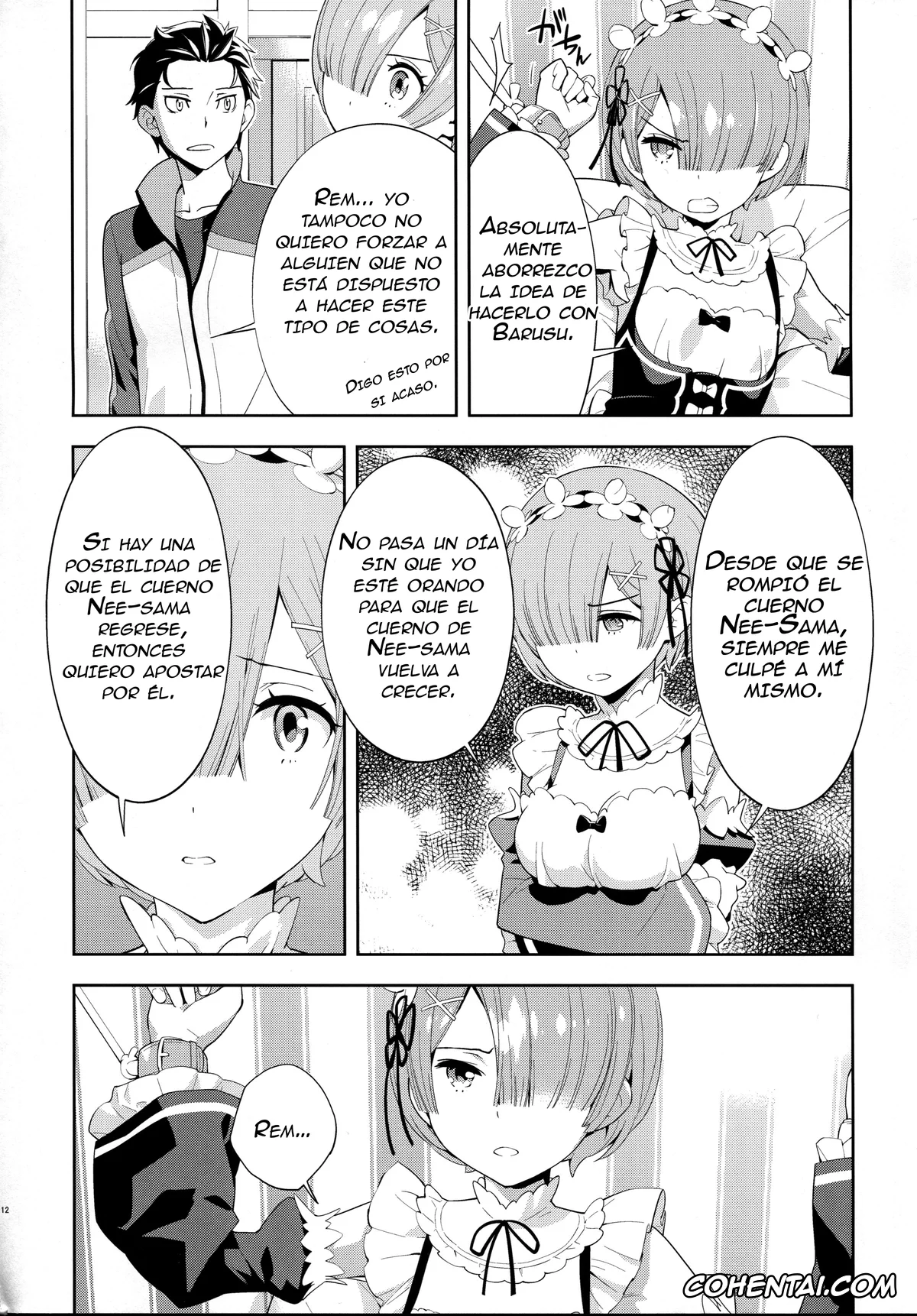Re:Zero kara Hajimeru Isekai Seikatsu xxx, Ram xxx, Rem xxx, Subaru Natsuki xxx, CHOICE 2 (Re:Zero kara Hajimeru Isekai Seikatsu), pagina 13