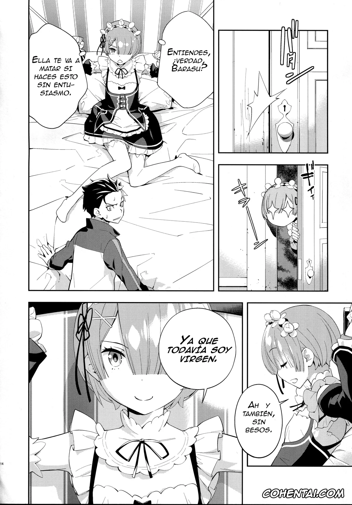 Re:Zero kara Hajimeru Isekai Seikatsu hentai, Ram hentai, Rem hentai, Subaru Natsuki hentai, CHOICE 2 (Re:Zero kara Hajimeru Isekai Seikatsu), pagina 15