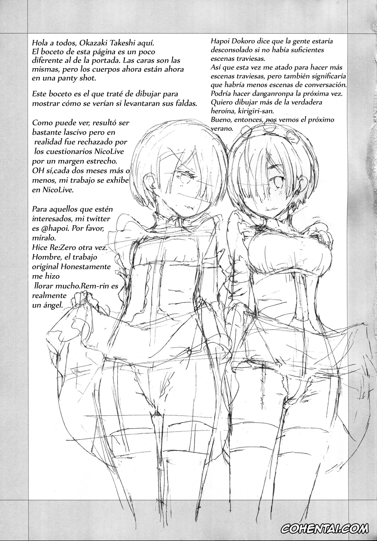Re:Zero kara Hajimeru Isekai Seikatsu hentai, Ram hentai, Rem hentai, Subaru Natsuki hentai, CHOICE 2 (Re:Zero kara Hajimeru Isekai Seikatsu), pagina 24