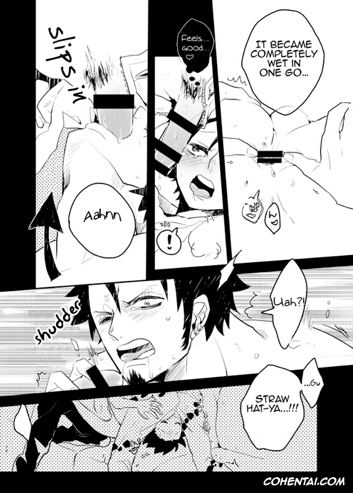 One Piece hentai, Monkey D. Luffy hentai, Roronoa Zoro hentai, Trafalgar Law hentai, Mischief Voice (One Piece), pagina 15