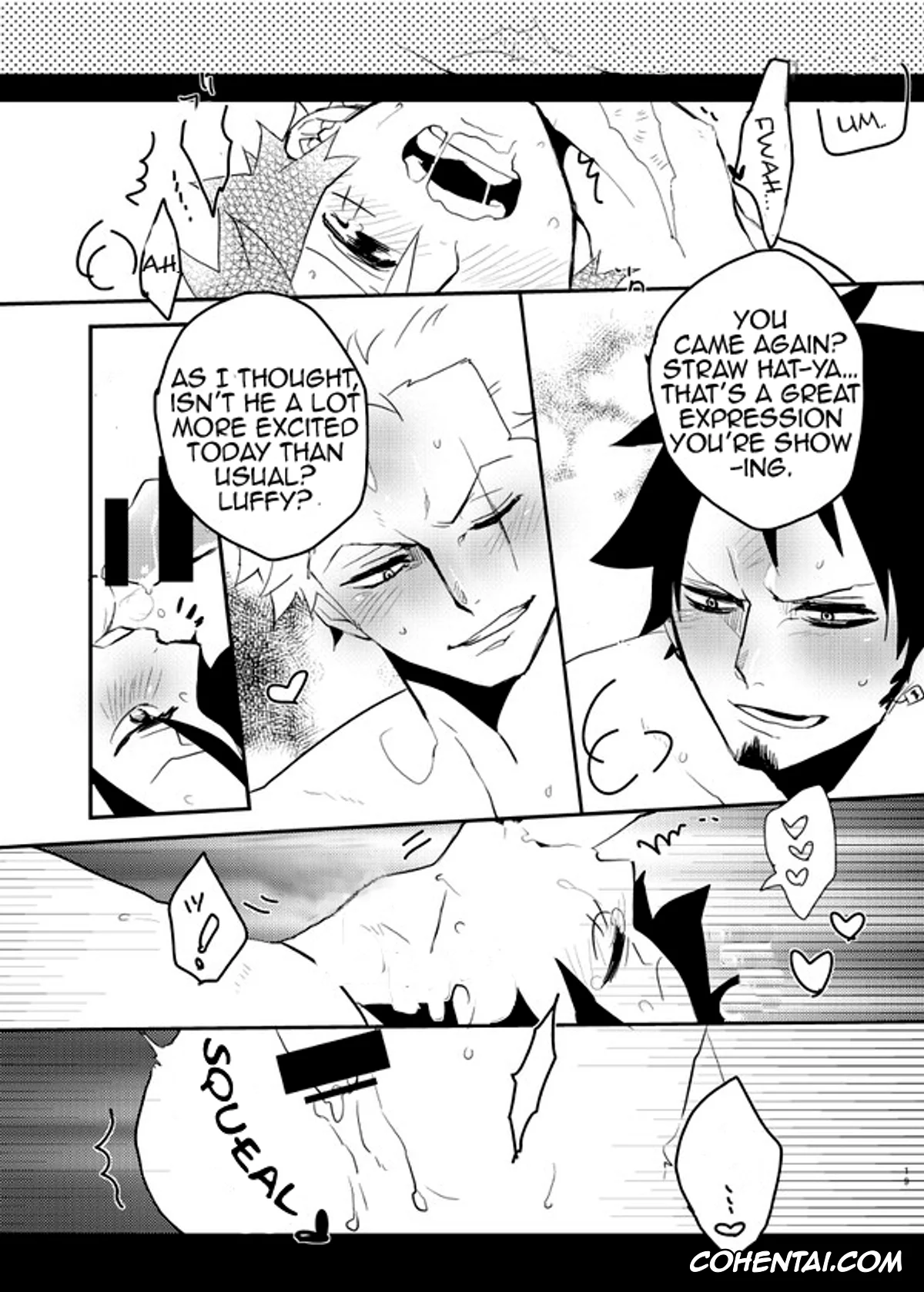 One Piece hentai, Monkey D. Luffy hentai, Roronoa Zoro hentai, Trafalgar Law hentai, Mischief Voice (One Piece), pagina 18