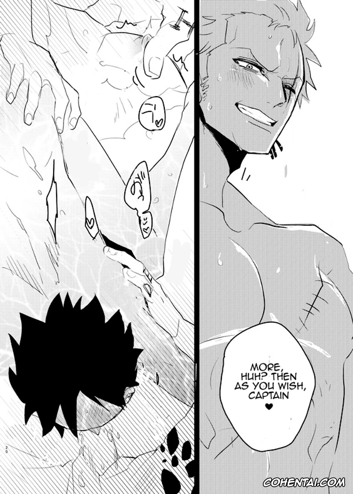 One Piece xxx, Monkey D. Luffy xxx, Roronoa Zoro xxx, Trafalgar Law xxx, Mischief Voice (One Piece), pagina 19