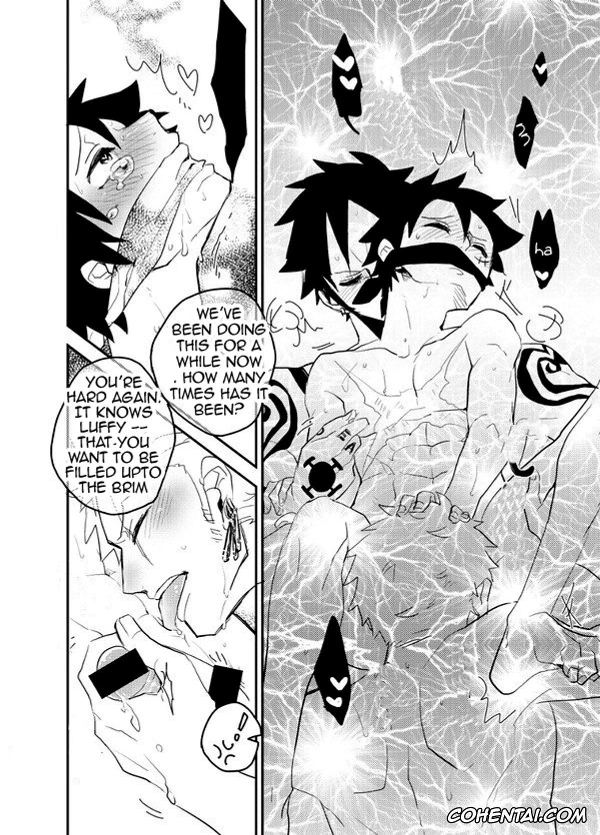 One Piece xxx, Monkey D. Luffy xxx, Roronoa Zoro xxx, Trafalgar Law xxx, Mischief Voice (One Piece), pagina 25