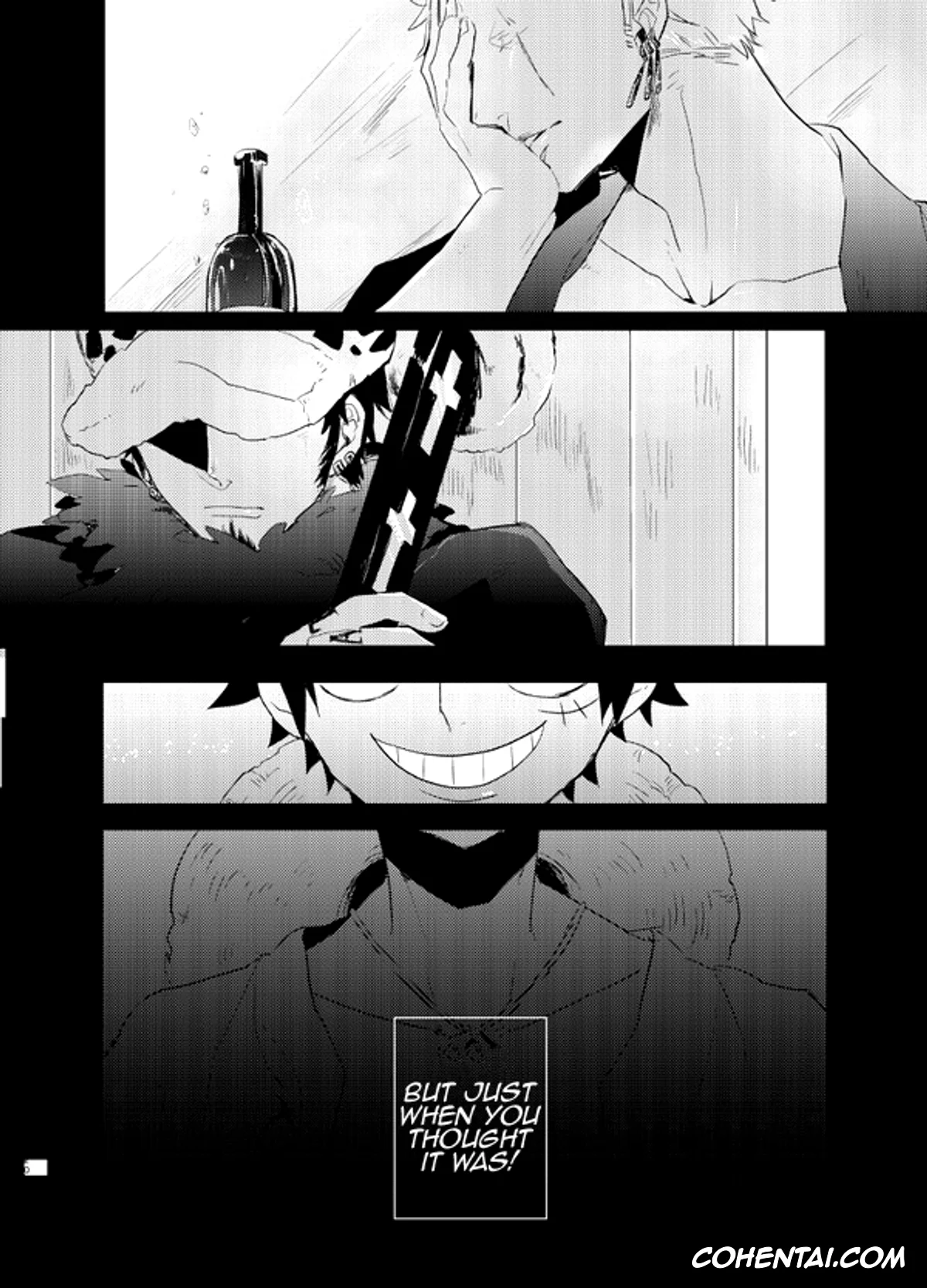 One Piece porno, Monkey D. Luffy porno, Roronoa Zoro porno, Trafalgar Law porno, Mischief Voice (One Piece), pagina 32
