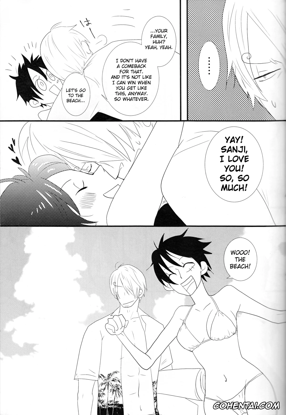 One Piece hentai, Monkey D. Luffy hentai, Roronoa Zoro hentai, Sanji Vinsmoke hentai, Triple Summer (One Piece), pagina 6
