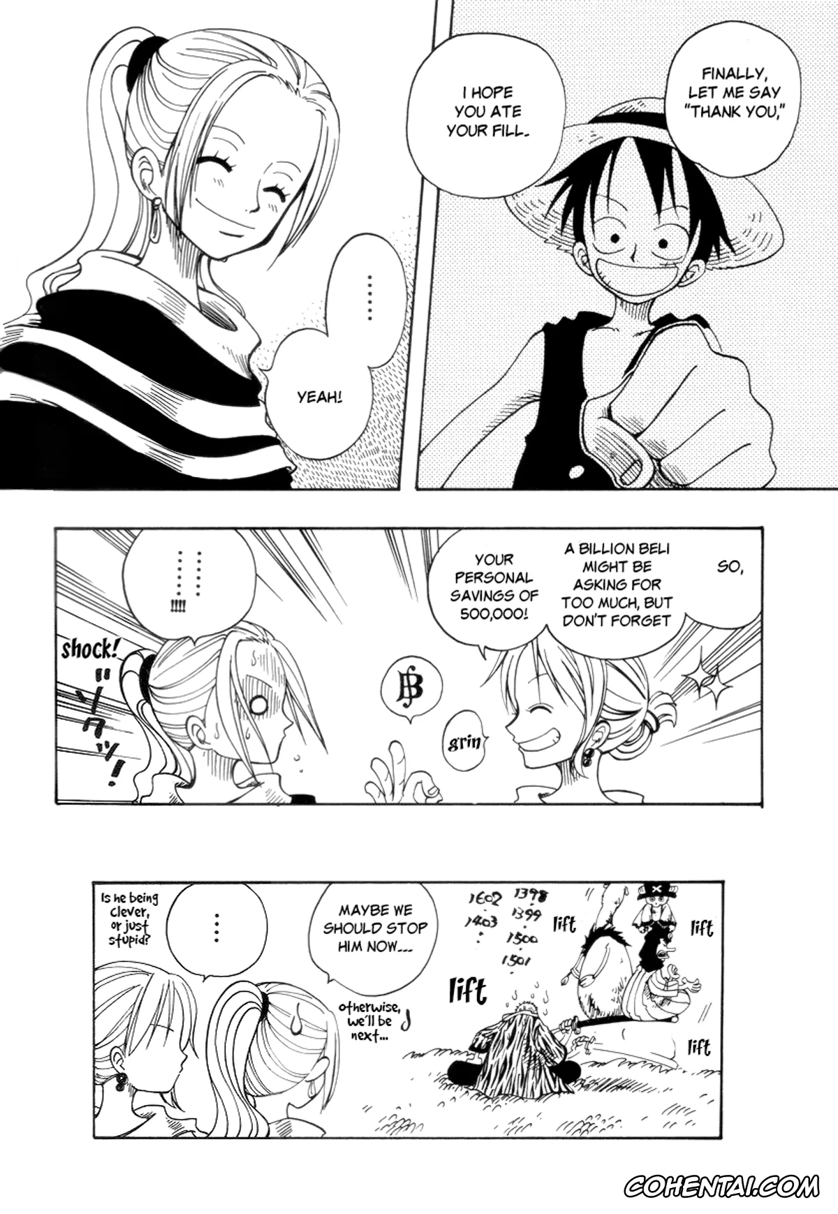 One Piece porno, Monkey D. Luffy porno, Roronoa Zoro porno, RECKLESS BEBOP (One Piece), pagina 8