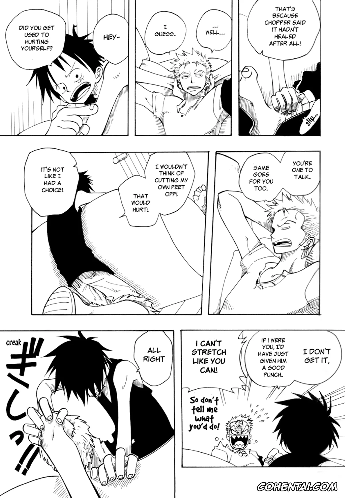 One Piece porno, Monkey D. Luffy porno, Roronoa Zoro porno, RECKLESS BEBOP (One Piece), pagina 11