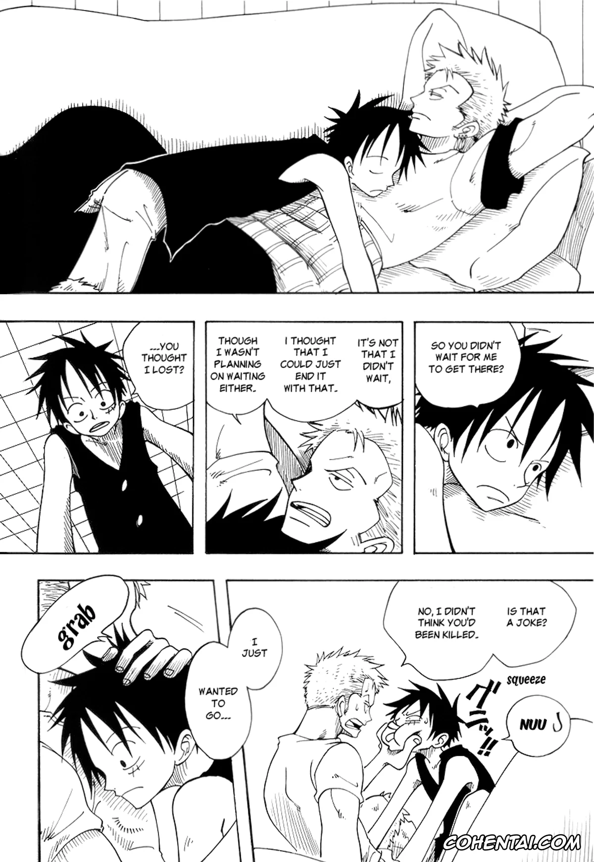 One Piece hentai, Monkey D. Luffy hentai, Roronoa Zoro hentai, RECKLESS BEBOP (One Piece), pagina 12