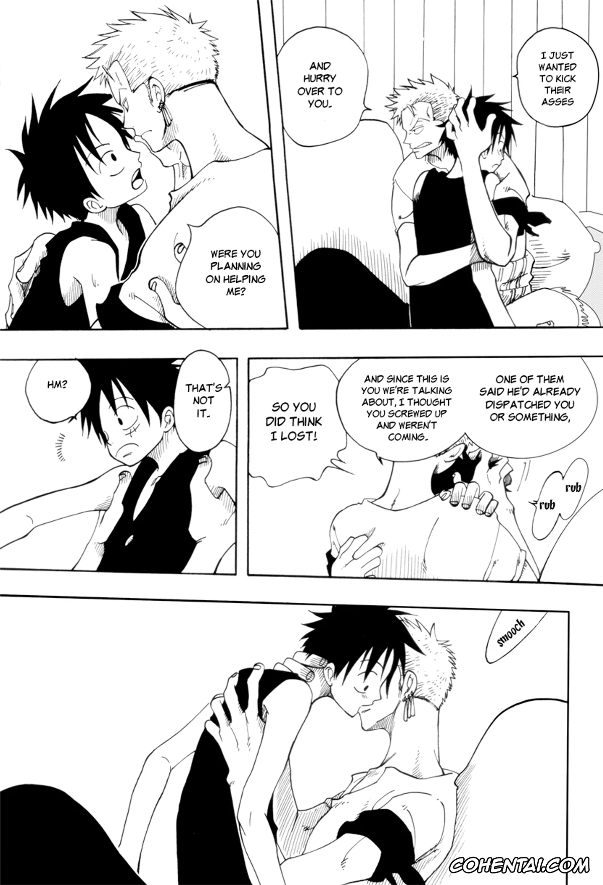 One Piece xxx, Monkey D. Luffy xxx, Roronoa Zoro xxx, RECKLESS BEBOP (One Piece), pagina 13