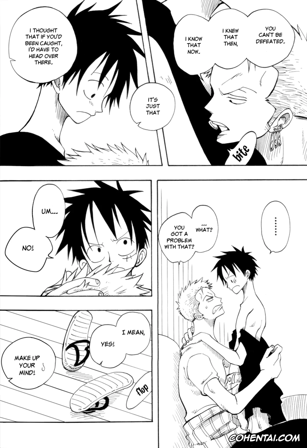 One Piece porno, Monkey D. Luffy porno, Roronoa Zoro porno, RECKLESS BEBOP (One Piece), pagina 14