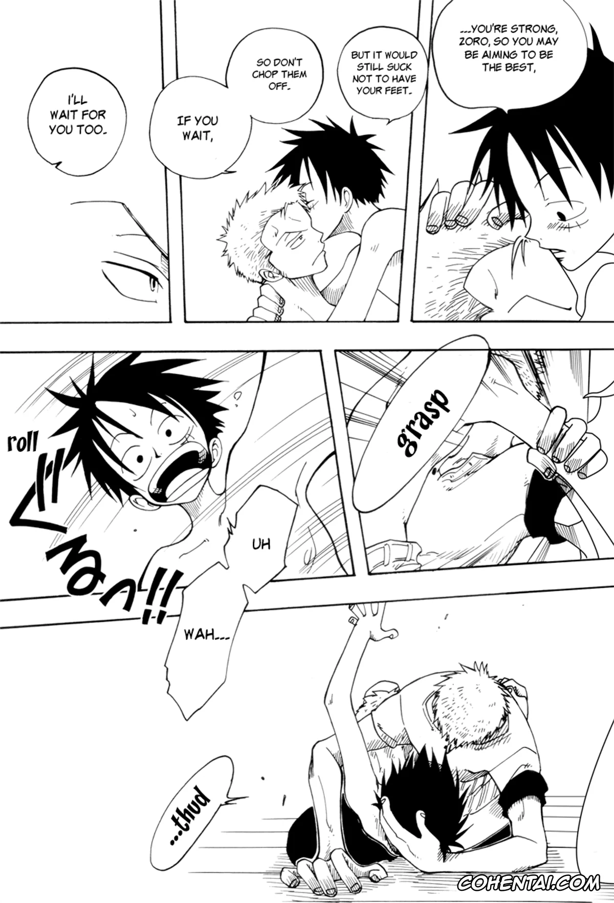 One Piece hentai, Monkey D. Luffy hentai, Roronoa Zoro hentai, RECKLESS BEBOP (One Piece), pagina 15