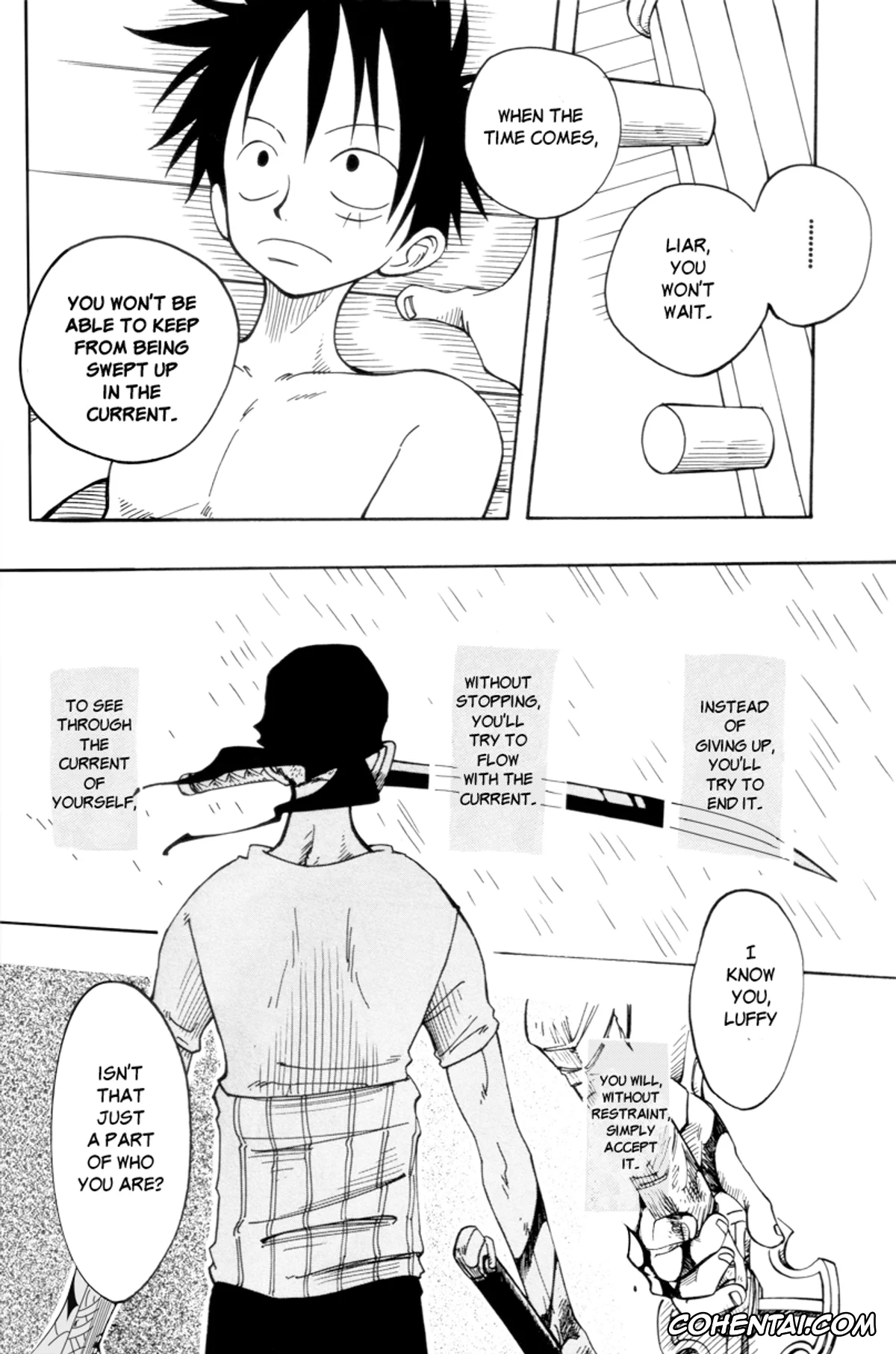 One Piece xxx, Monkey D. Luffy xxx, Roronoa Zoro xxx, RECKLESS BEBOP (One Piece), pagina 16