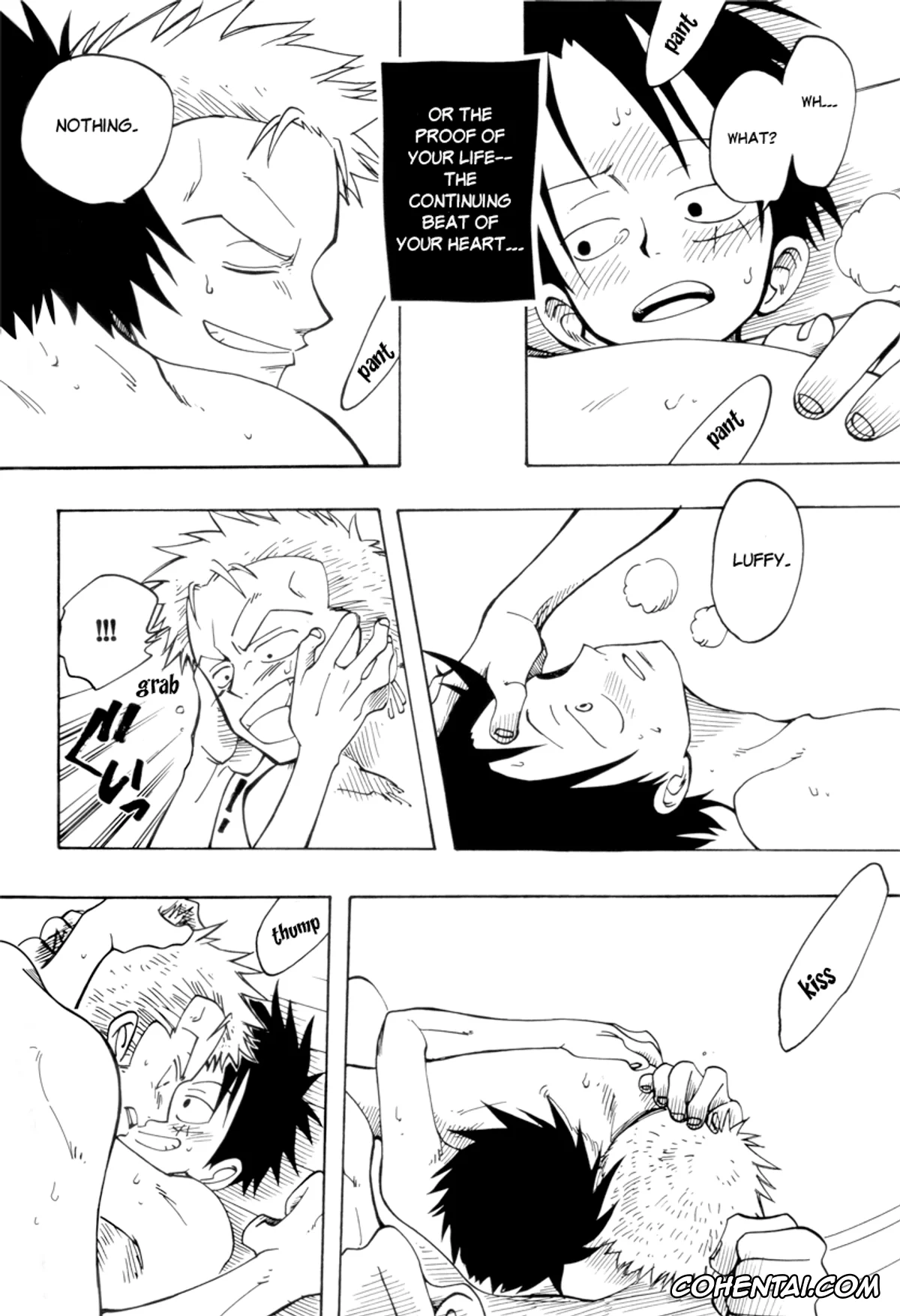One Piece xxx, Monkey D. Luffy xxx, Roronoa Zoro xxx, RECKLESS BEBOP (One Piece), pagina 22