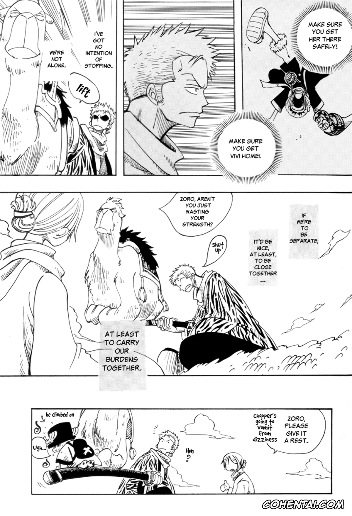 One Piece xxx, Monkey D. Luffy xxx, Roronoa Zoro xxx, RECKLESS BEBOP (One Piece), pagina 25