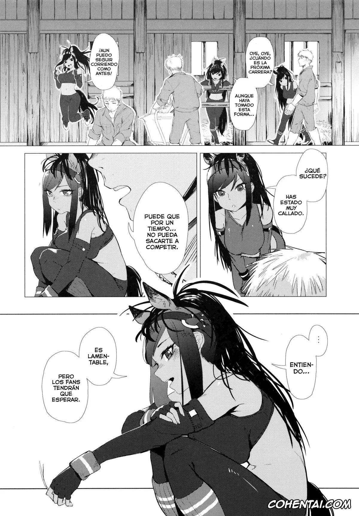 Kemono Friends hentai, Black Thoroughbred hentai, Thoroughbred Early Days (Kemono Friends), pagina 3