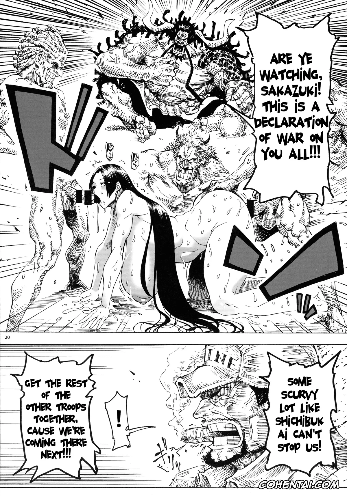 One Piece xxx, Boa Hancock xxx, Monkey D. Luffy xxx, P.O.M Amazon lily last day (One Piece), pagina 22
