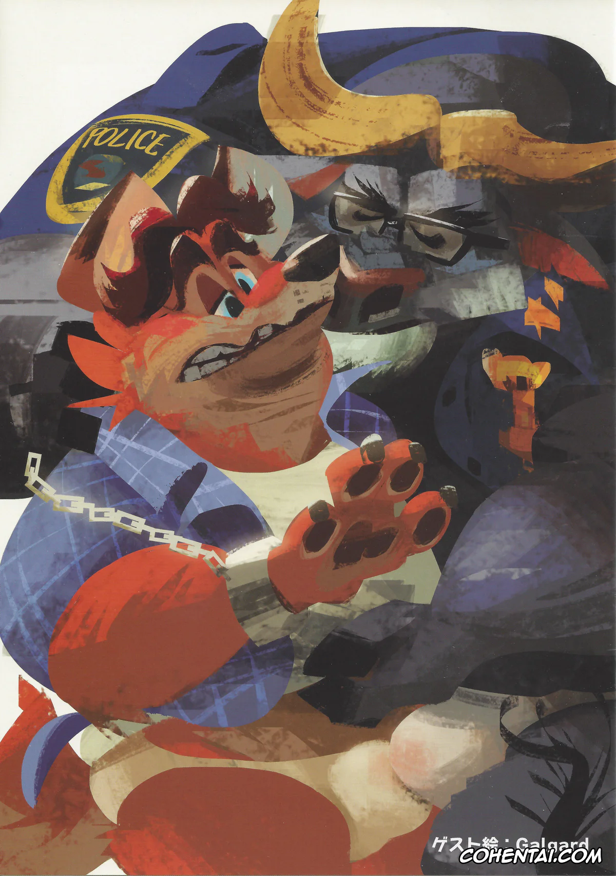 Zootopia porno, Chief Bogo porno, Gideon Grey porno, Bogo to Nick no Yarisugi Sousa (Zootopia), pagina 2