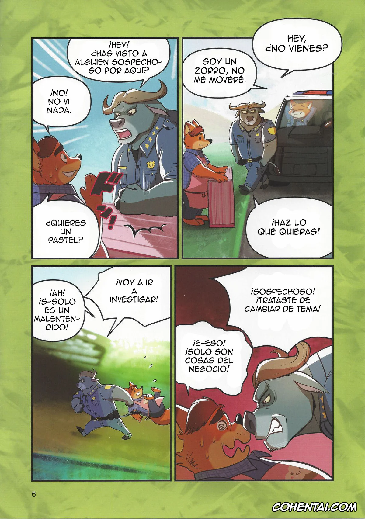 Zootopia porno, Chief Bogo porno, Gideon Grey porno, Bogo to Nick no Yarisugi Sousa (Zootopia), pagina 5
