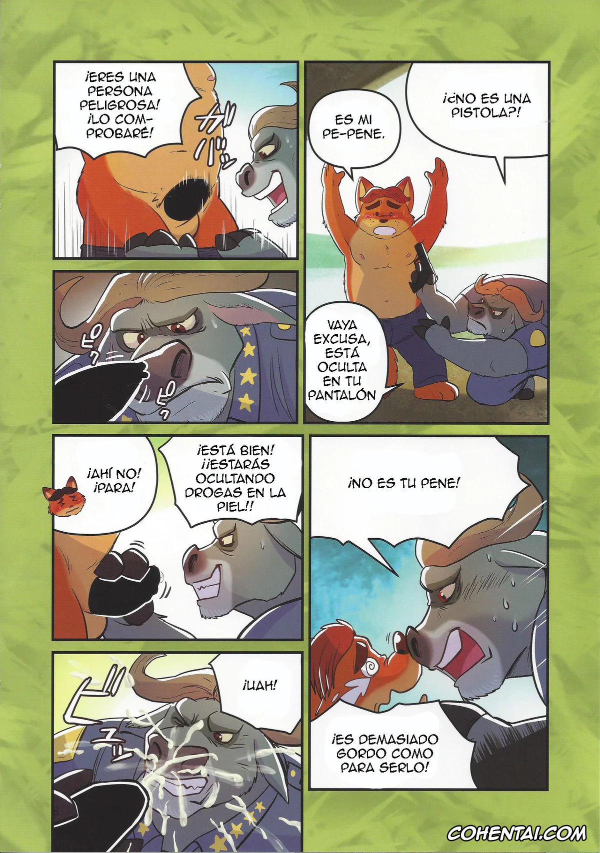 Zootopia xxx, Chief Bogo xxx, Gideon Grey xxx, Bogo to Nick no Yarisugi Sousa (Zootopia), pagina 7