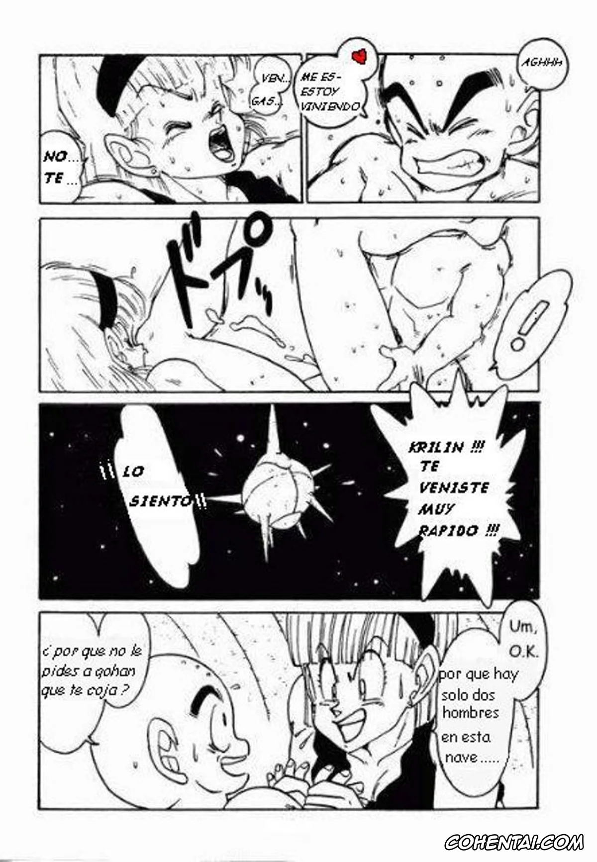 Dragon Ball Z xxx, Bulma Briefs xxx, Krillin xxx, Aim at Planet Namek! (Dragon Ball Z), pagina 4