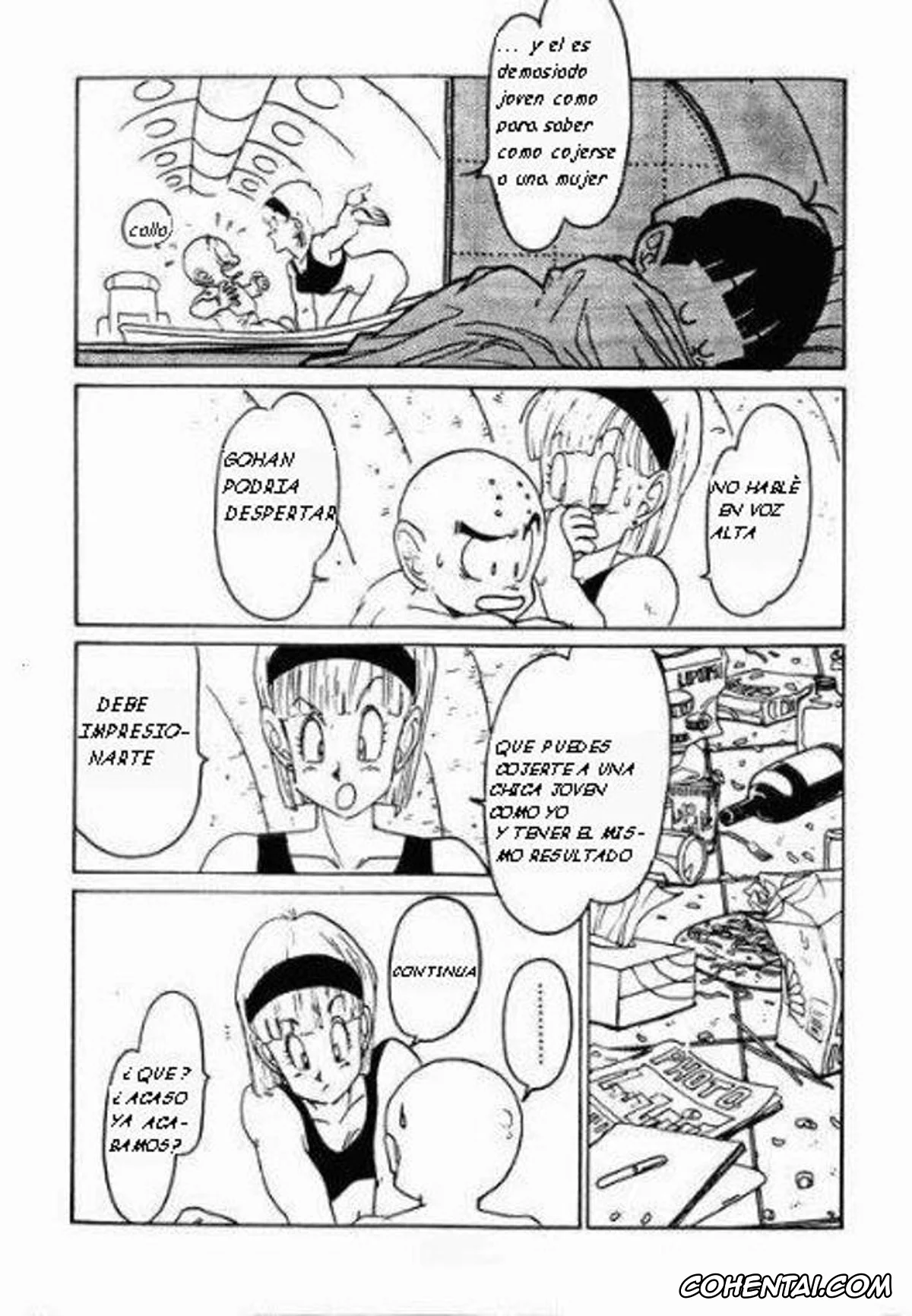 Dragon Ball Z porno, Bulma Briefs porno, Krillin porno, Aim at Planet Namek! (Dragon Ball Z), pagina 5