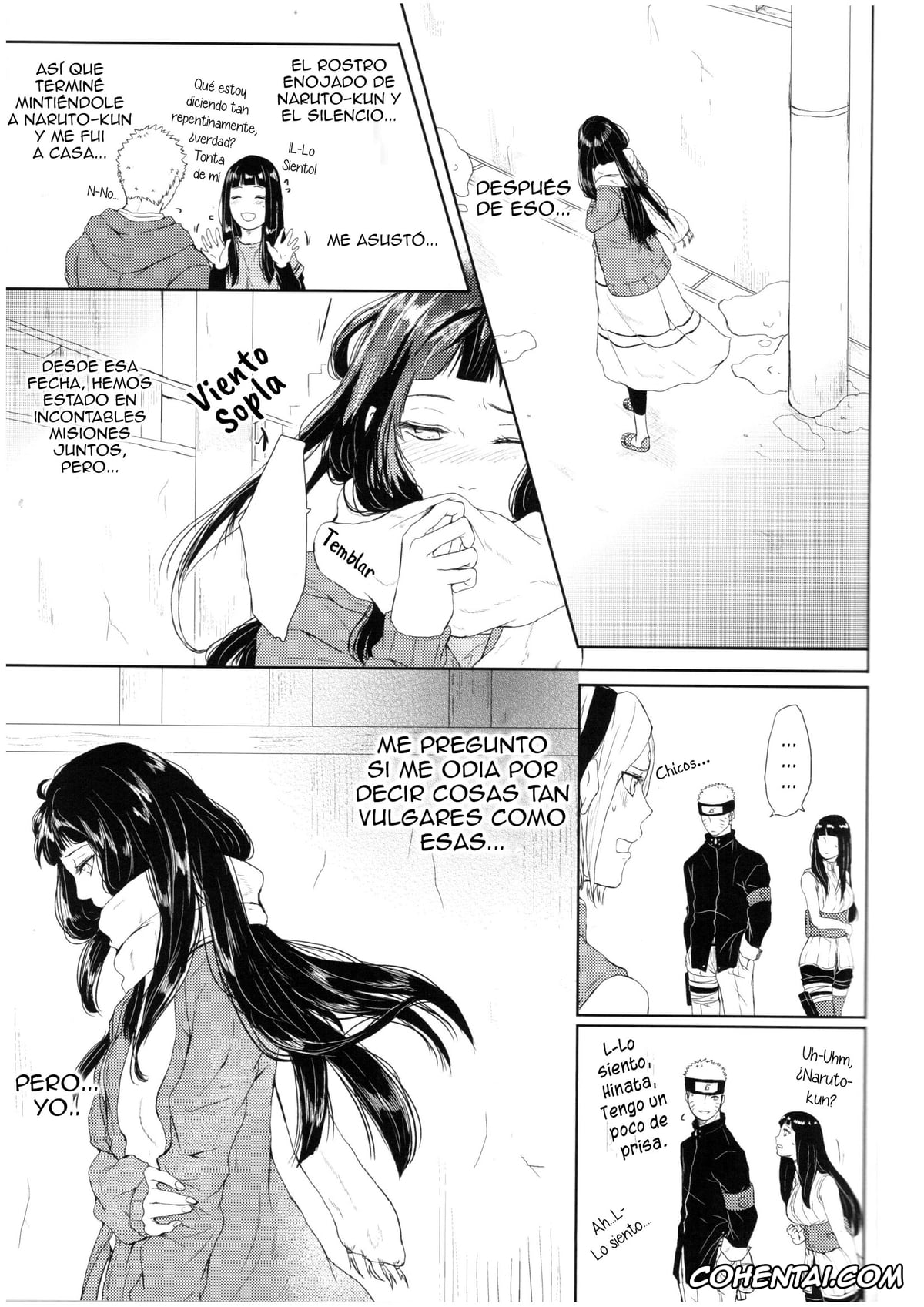 NARUTO porno, Hinata Hyuga porno, Naruto Uzumaki porno, Watashi No Hajimete (Naruto), pagina 11